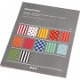 Glanzpapier - gemischte Farben - gemustert - 50 Blatt
