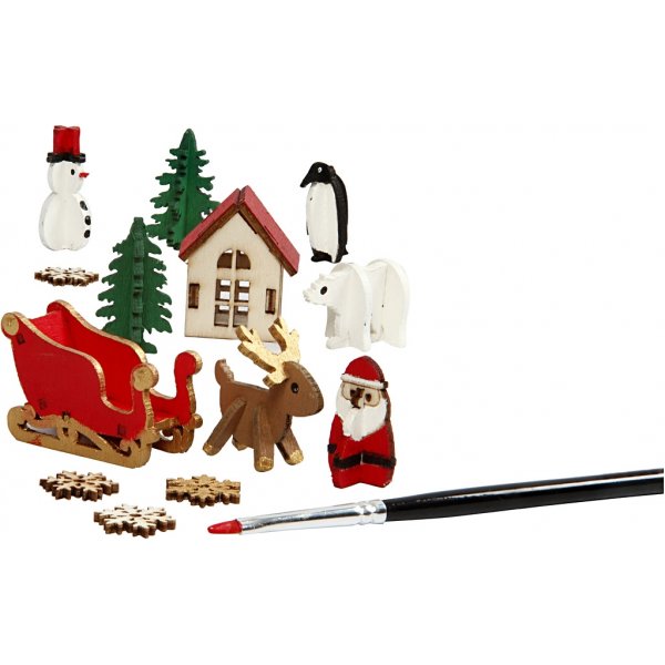 Holzfiguren zum Selbermachen - Weihnachten