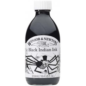 Marker W&N 250 ml - 030 Schwarze Tusche 250 ml Marker W&N 250 ml - 030 Schwarze Tusche 250 ml