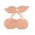 Anh�nger 29 x 29 mm - Kirsche