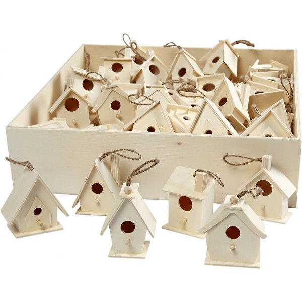 Vogelhäuschen Mini - 6 x 10 Stk Vogelhäuschen Mini - 6 x 10 Stk