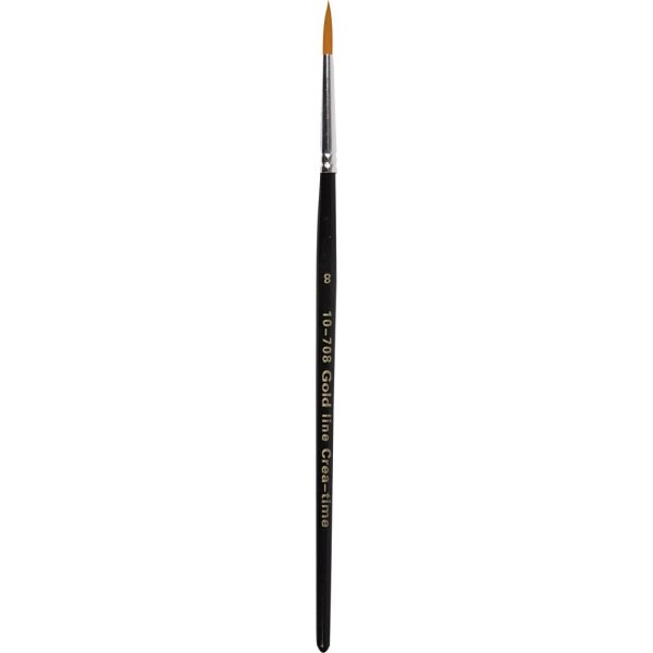Gold Line Pinsel - Nr. 8 - rund - 12 Stk