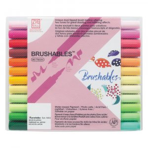 ZIG Brushables Pinselstifte - 24 Stifte ZIG Brushables Pinselstifte - 24 Stifte