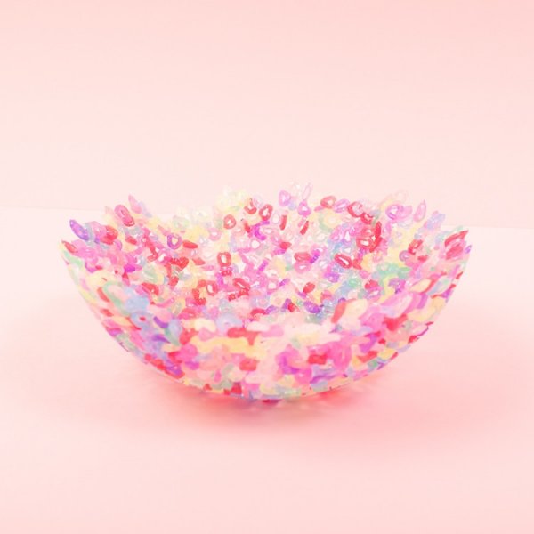 Rhrenperlen Glitzermix - 20000 Stk