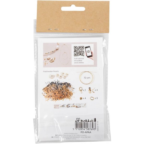 Mini-DIY-Schmuckset - Armband und Halskette mit Verschluss