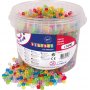 Kleine Kongoperlen transparent - 450 g