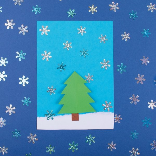 Pailletten-Schneeflocken