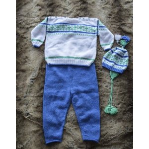 Strickanleitung - Pullover, Hose und Mütze (Größen 1-5 Jahre) Strickanleitung - Pullover, Hose und Mütze (Größen 1-5 Jahre)