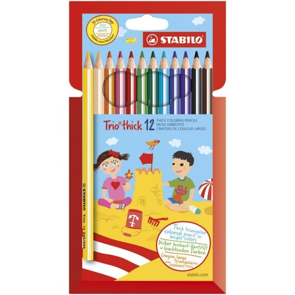 Buntstifte Trio Dick - 12er-Pack