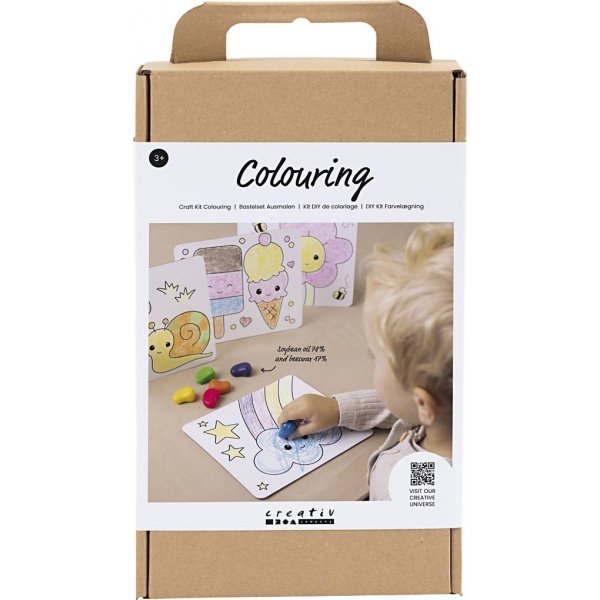 DIY-Kit zum Ausmalen - Standardfarben - Zeichenbrett