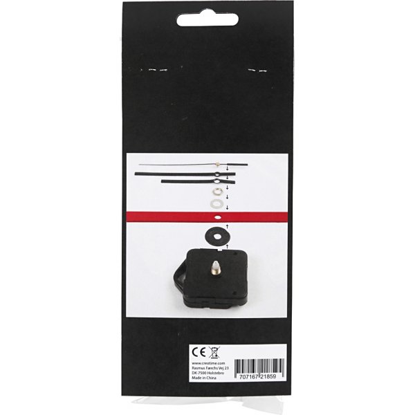 Uhrwerk - 6 mm - schwarz