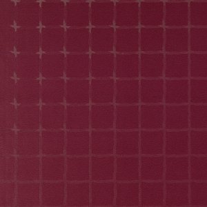 Wachstuch PVC Geprägtes Quadrat - Rot Wachstuch PVC Geprägtes Quadrat - Rot