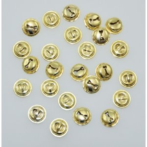 Glocken goldfarben 25 Stück 15 mm Glocken goldfarben 25 Stück 15 mm