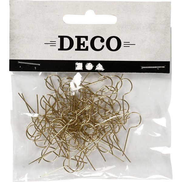 Aufhngehaken - vergoldet - 50 Stk