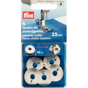 Nähmaschinenspule für Nähmaschine für Rollschiffchen 22 mm 5 Stk Nähmaschinenspule für Nähmaschine für Rollschiffchen 22 mm 5 Stk