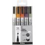 Kreidemarker - matte Farben - 5 Stk