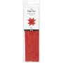 Sternstreifen - rot - 6,5 cm - 100 Streifen
