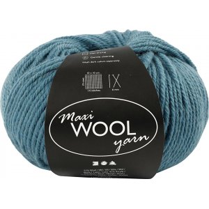 Wollgarn - Petrol - 100 g Wollgarn - Petrol - 100 g