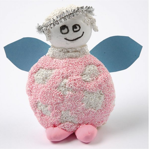 Styroporkugeln und Eier - weiß - 550 Stk Styroporkugeln und Eier - weiß - 550 Stk