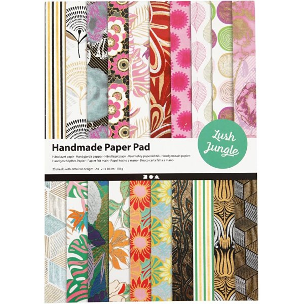 Handgeschpftes Papier - A4 - 20 Blatt