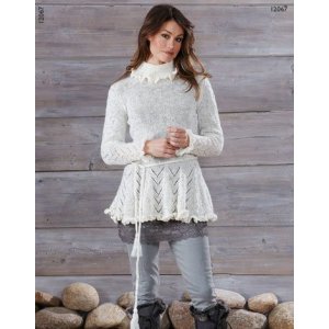 Strickmuster - Tunika mit Lochmuster Strickmuster - Tunika mit Lochmuster