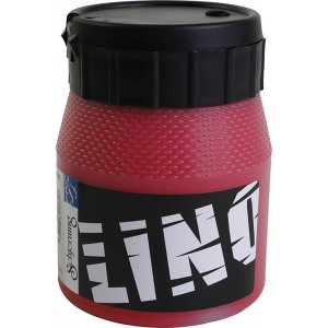 Linoleumfarbe - rot - 250 ml Linoleumfarbe - rot - 250 ml
