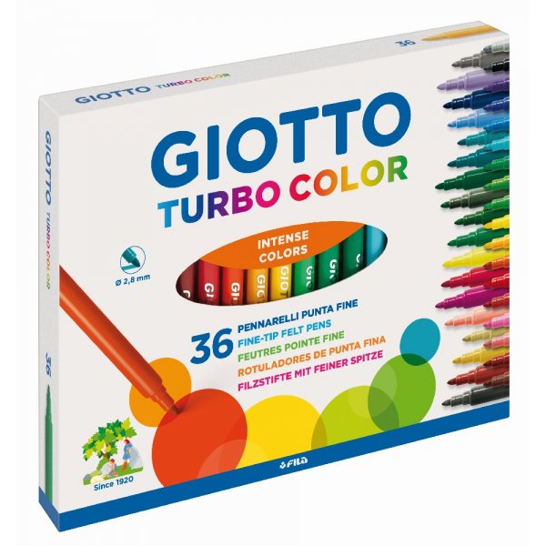 Giotto Turbo Filzstifte - 36er-Pack