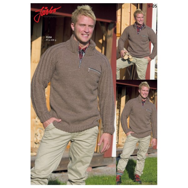 Strickmuster - Von der Jagd inspirierter Pullover mit Brusttasche