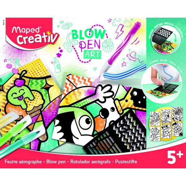 Blauer Bleistift - Maped - Pop Art (ab 5 Jahren)