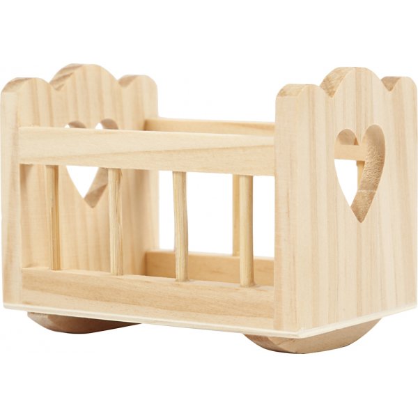 Weihnachtsmannzubehör - Wiege - 8 x 5,5 cm Weihnachtsmannzubehör - Wiege - 8 x 5,5 cm