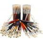 Kinderpinsel - rund und flach - 60 Stk
