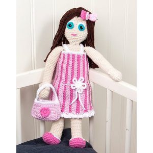 Häkelanleitung - Gehäkeltes Kleid, Haarspange, Schuhe und Tasche für die Puppe Häkelanleitung - Gehäkeltes Kleid, Haarspange, Schuhe und Tasche für die Puppe