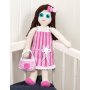 Hkelanleitung - Gehkeltes Kleid, Haarspange, Schuhe und Tasche fr die Puppe