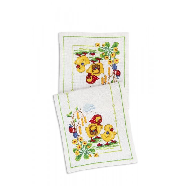 Stickset Lufer - Huhn pflckt Eier