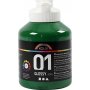 Schulfarbe - Acryl - dunkelgrn - glnzend - 500 ml