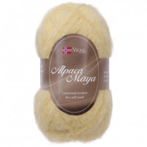 Wikingergarn Alpaka Maya 50g - Hellgelb (744) Wikingergarn Alpaka Maya 50g - Hellgelb (744)