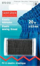Elastischer Nähfaden 0,5 mm schwarz 20 m Elastischer Nähfaden 0,5 mm schwarz 20 m