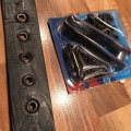 Kundenbild �sen mit Unterlegscheiben Messing schwarz oxidiert 5,0 mm 40 Stk