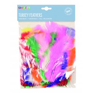 Truthahnfedern 60 gro�