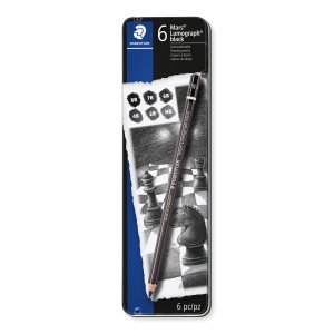 Mars Lumograph Black Pencils - 6 Bleistifte Mars Lumograph Black Pencils - 6 Bleistifte
