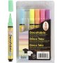 Deko-Textilstifte - 3 mm - Neonfarben - 6 Stk