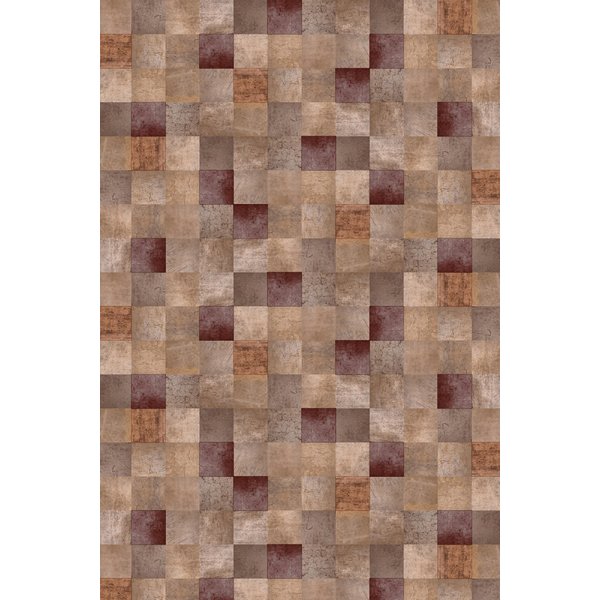 Wachstuch PVC-Quadrate Kork