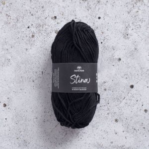 Black Sheep Stina 8/8 Garn 50g - Schwarz (201) Black Sheep Stina 8/8 Garn 50g - Schwarz (201)