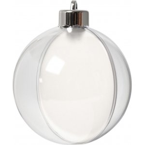 Dekokugel - transparent - Ø8 cm - 5 Stk Dekokugel - transparent - Ø8 cm - 5 Stk