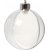 Dekokugel - transparent - Ø8 cm - 5 Stk Dekokugel - transparent - Ø8 cm - 5 Stk