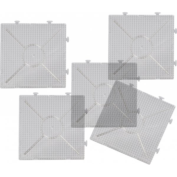 Perlenteller quadratisch - 10 Stk
