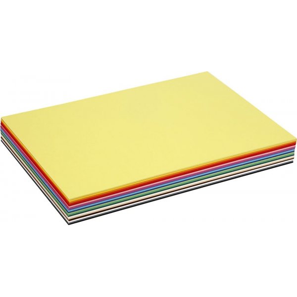 Kreativkarton - gemischte Farben - A3 - 300 Stk