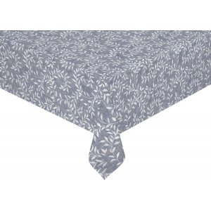 Wachstuch PVC Kleines Blatt - Blau Wachstuch PVC Kleines Blatt - Blau