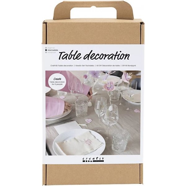 DIY Kit Tischdekoration, Pastellfarben