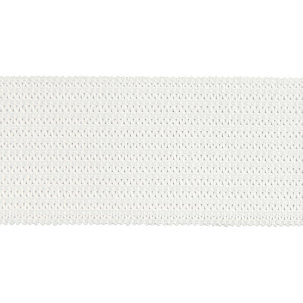 Gummiband - wei - 25 m